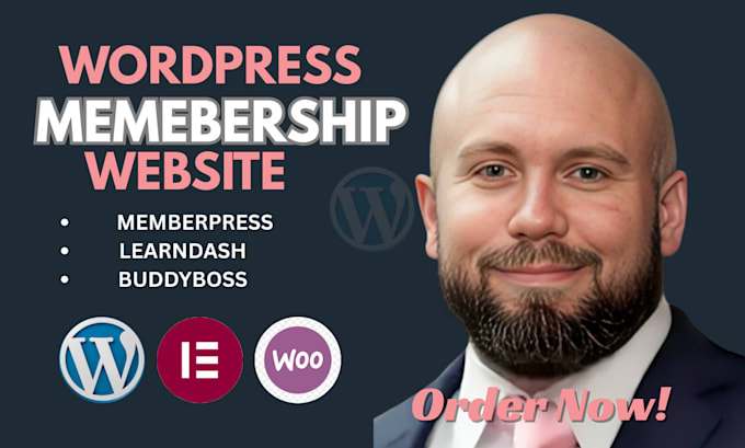 build wordpress membership site with memberpress, learndash and buddyboss