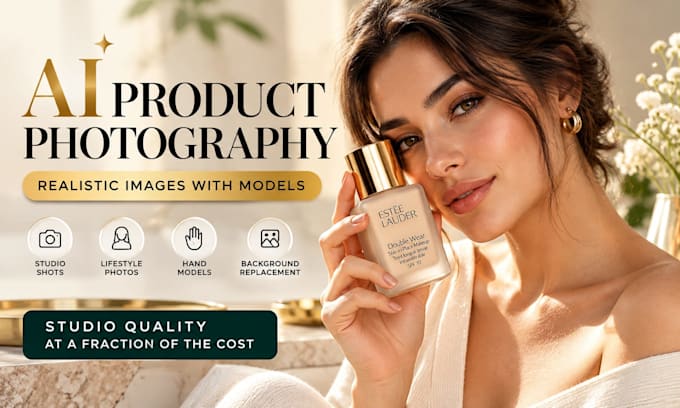 create realistic ai product photography with accurate branding