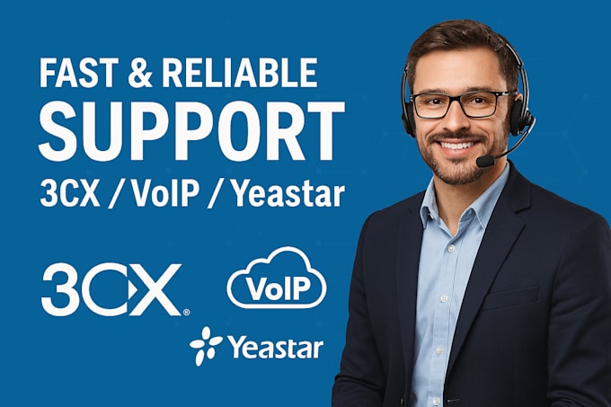 configure your voip, pbx, 3cx, yeastar and sip trunks