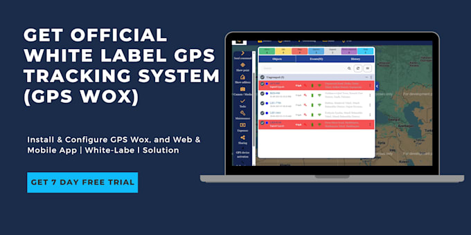 gps wox white label installation with mobile apps
