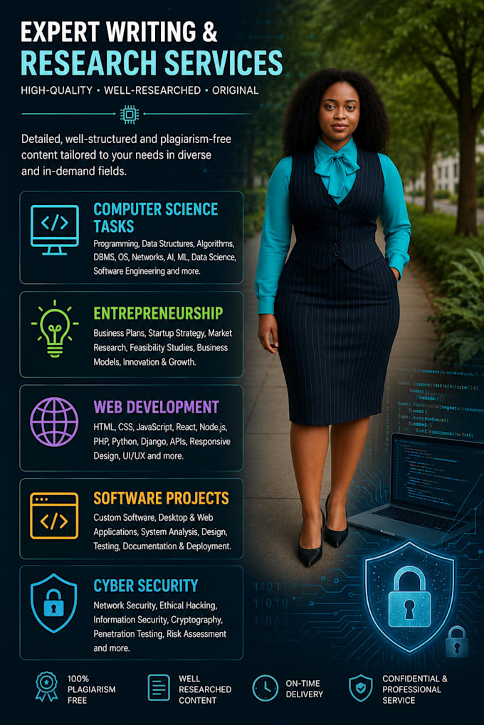 do computer science tasks, entrepreneurship, web development, software projects