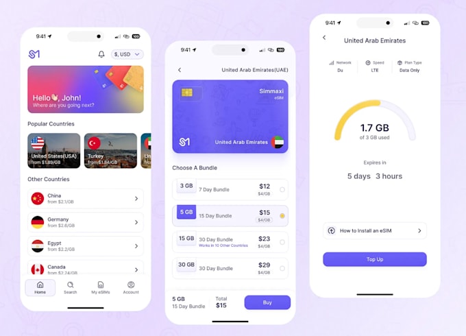 build esim app, virtual phone number app, esim website