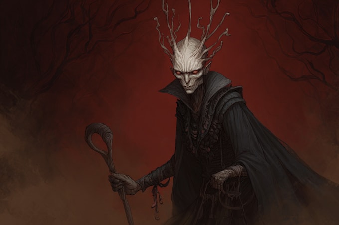 do bloody horror illustration