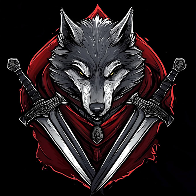 do medieval fantasy game, rpg, mmo game logo
