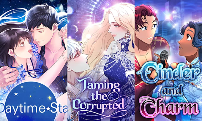 Do fantasy romance light novel webtoon page manga character graphic ...