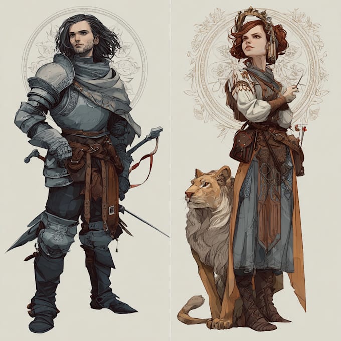 dnd character art and dnd character art