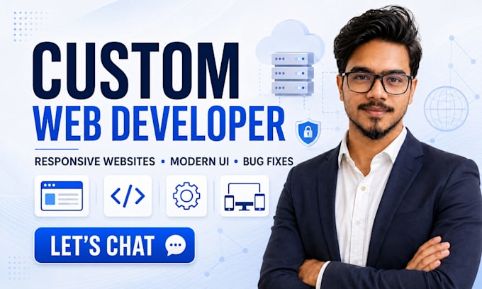 create a fast, responsive, and modern custom website