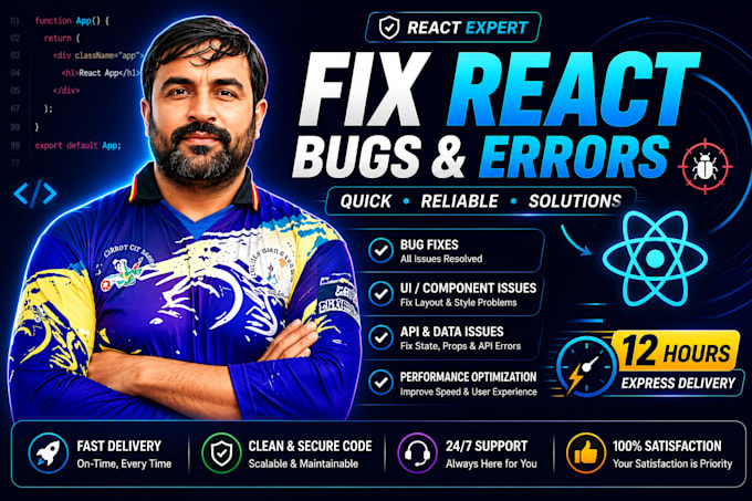 fix react bugs and errors quick reliable solutions