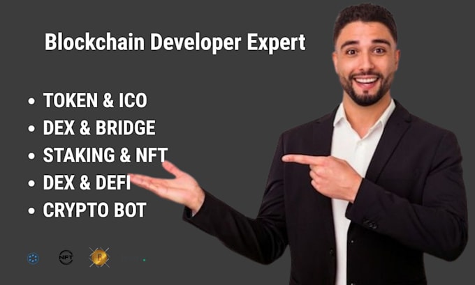 develop blockchain tokens, ico projects and secure smart contracts
