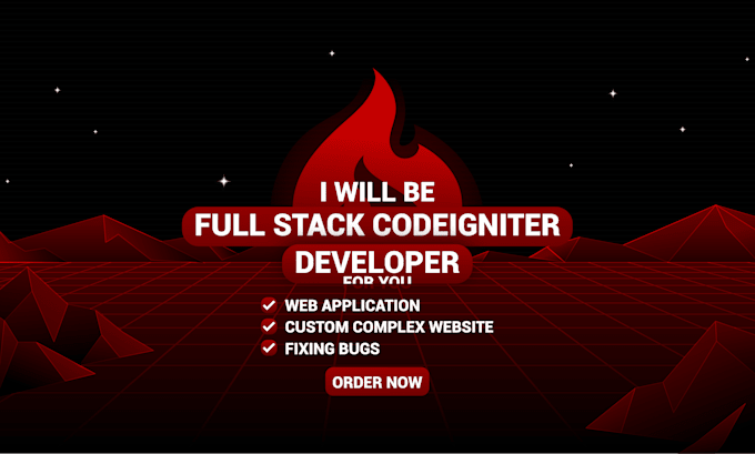 be your expert PHP codeigniter full stack developer