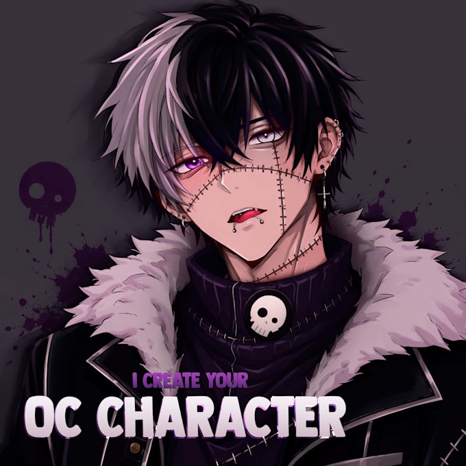 draw your custom anime oc character design