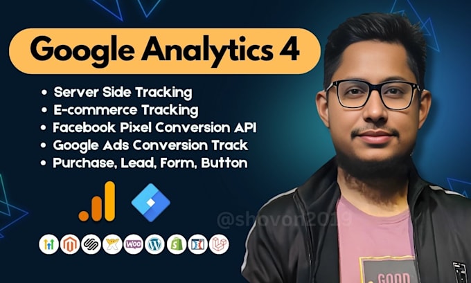 google analytics 4, ga4 ecommerce tracking, conversion tracking by GTM