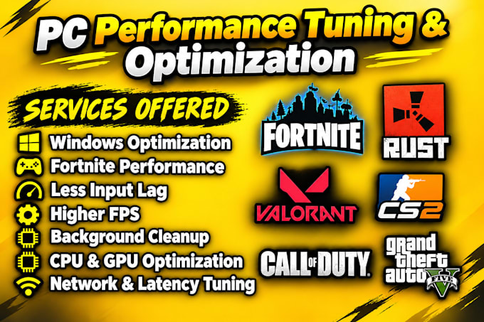 optimize, tweak your PC by tuning windows, bios,overclocking