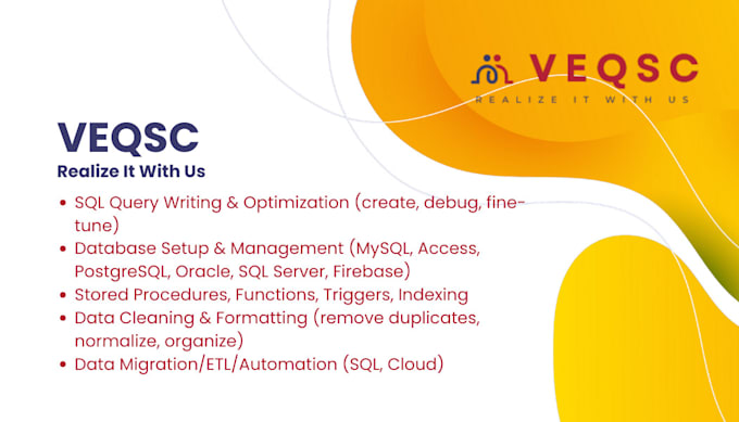 write sql queries, clean data, and manage your database