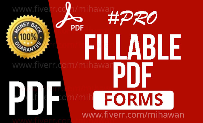 create fillable PDF form or design editable PDF form