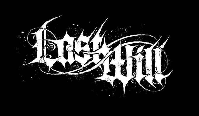 design metalcore logo with best detail