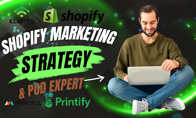 shopify design, dropshipping, redesign, shopify pod store, klaviyo marketing VA