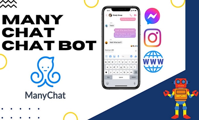 Create manychat and uchat chatbot for your social media business by ...