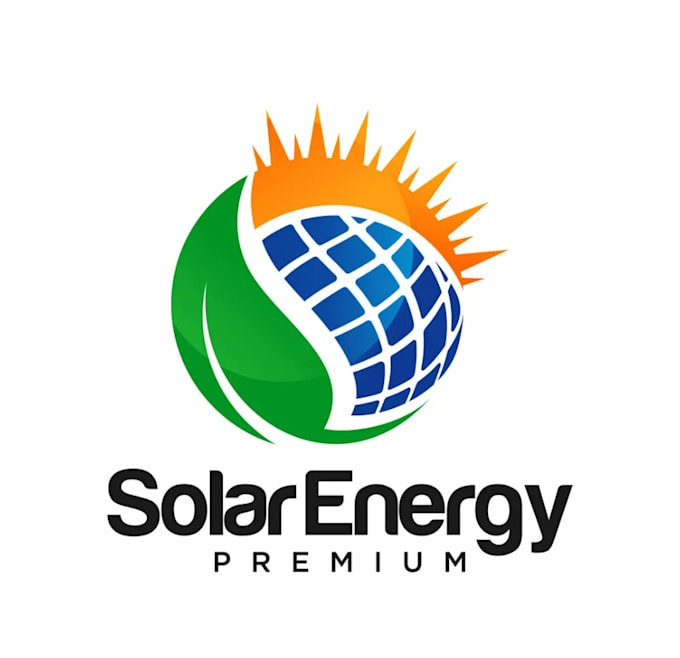 create a modern abstract solar energy logo design for your business