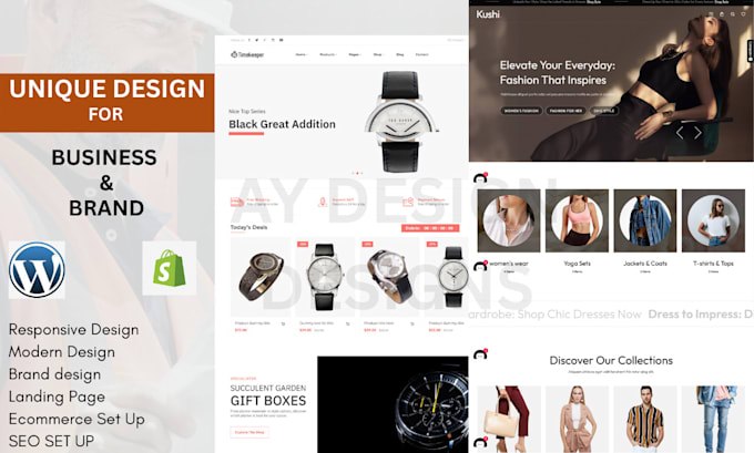 create luxury shopify store for fashion website, fashion store