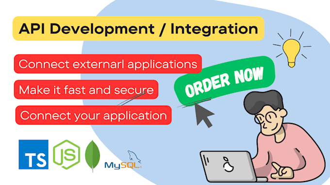 develop an API or integrate an external one into your application