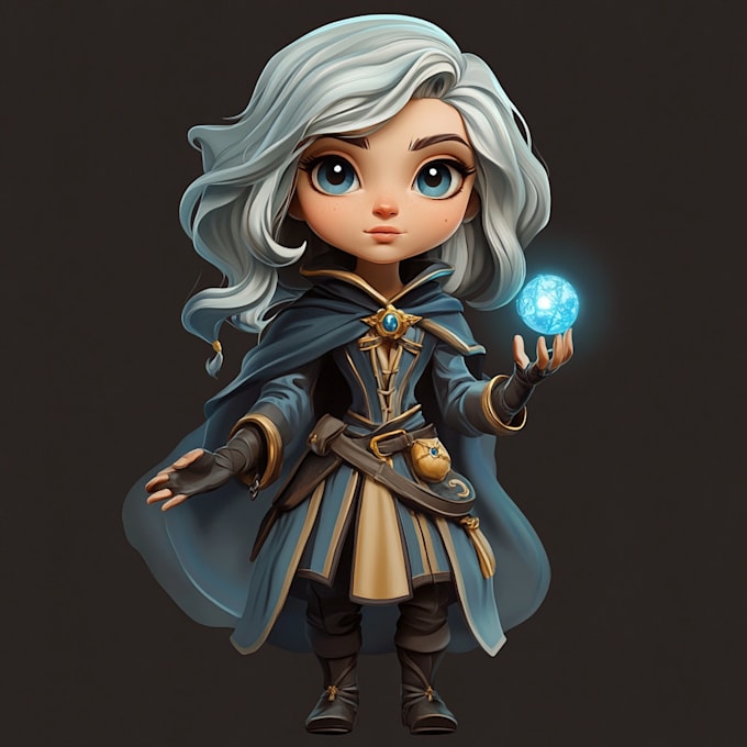 design 2d characters and 2d game assets character