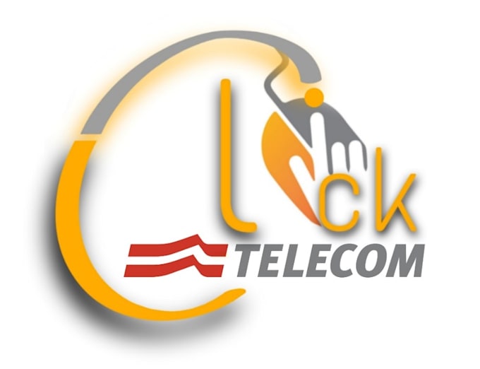 design beautiful telecom logo, 3d seal and golden label