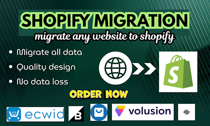 migrate magneto supaduda shoprocket to shopify clone ecwid wix website migration