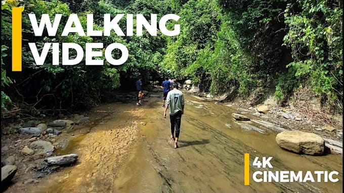 create 4k cinematic walking videos