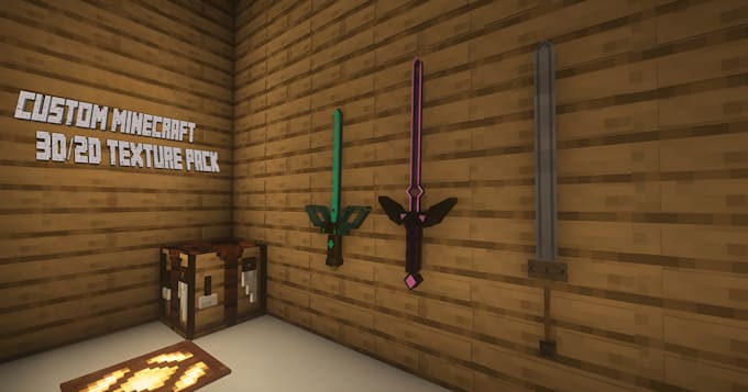 custom minecraft 3d models and texture packs