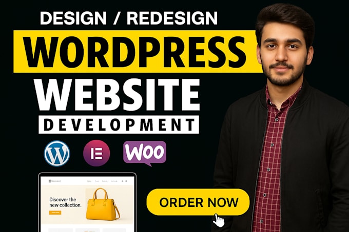 design a basic website using wordpress