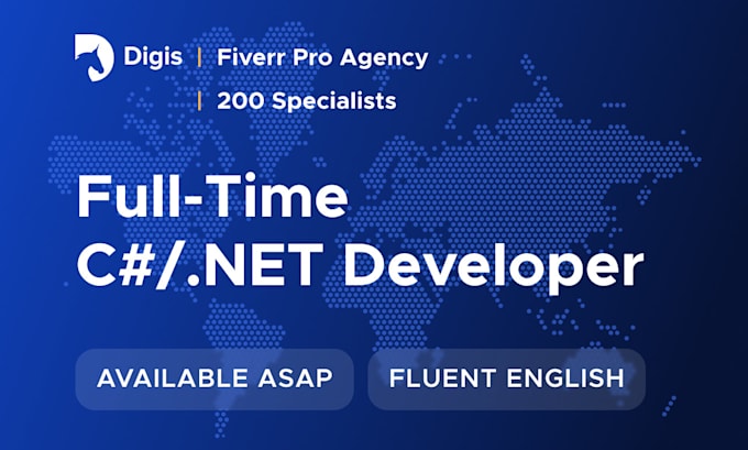 Provide a full time c sharp and dot net developer by E borisenko Fiverr