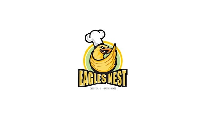 design beautiful amazing burger wings logo