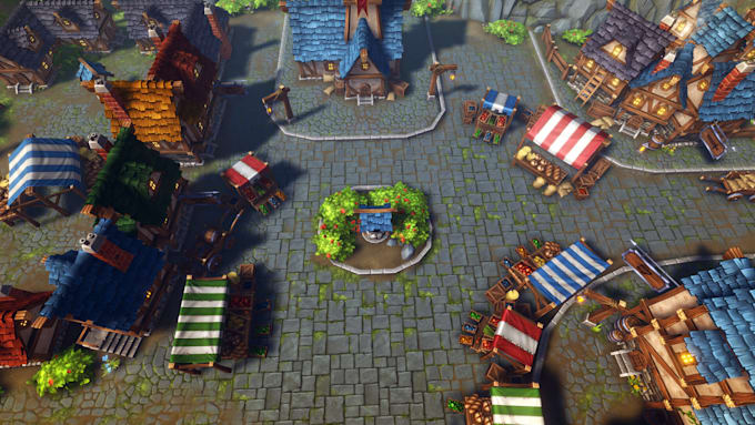 create 3d game environment unity level stylized scene 3d background 3d textures