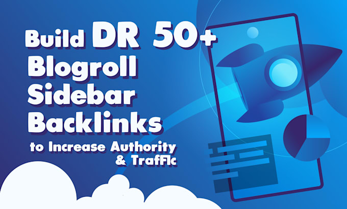 build DR 50 blogroll sidebar backlinks to increase authority
