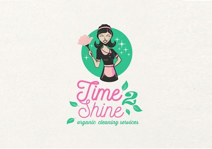 design corporate organic cleaning services logo