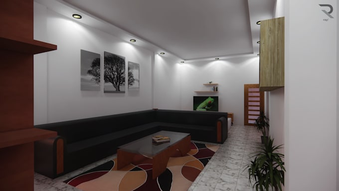 create 3d interior design at an affordable price