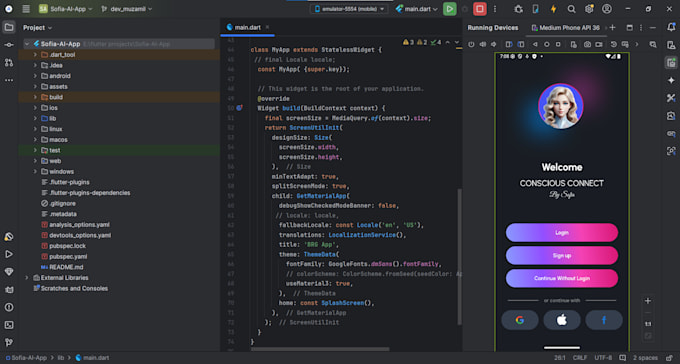 Flutter mobile app ui für android und ios erstellen