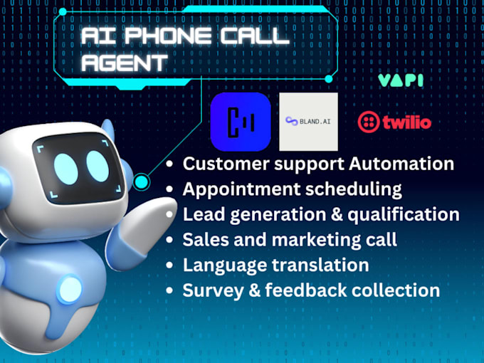 build ai phone agent realtor automation mcp based agent, ai receptionist webapp
