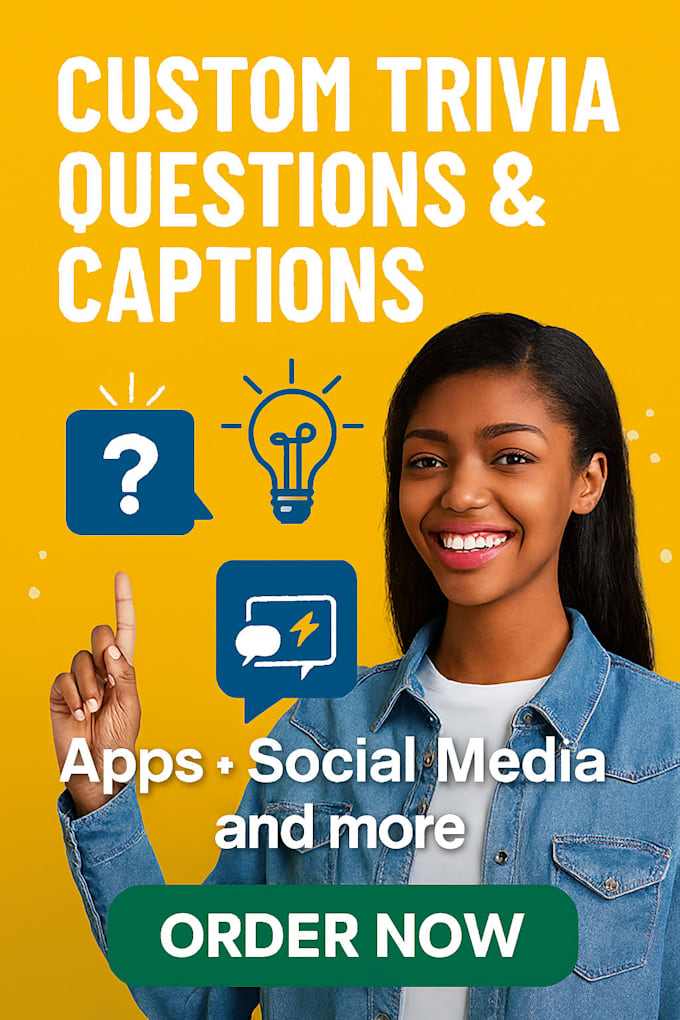 write engaging trivia questions and multiple choice quizzes