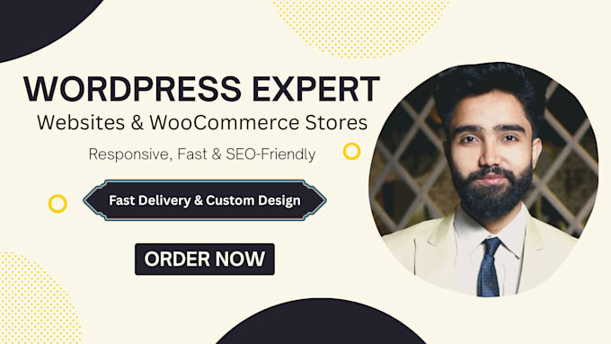 create and customize wordpress websites with full functionality
