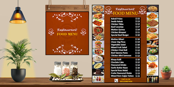 do fascinating restaurant menu design