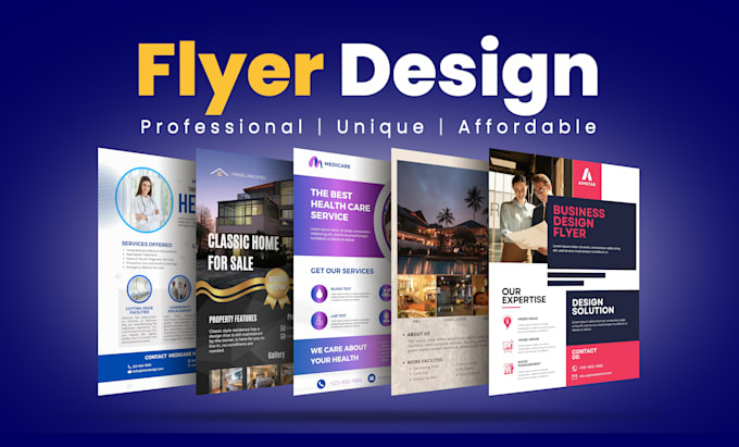 do an event flyer design or brochure