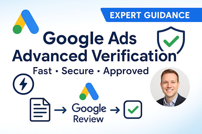 fix and complete your google ads advance verification successfully