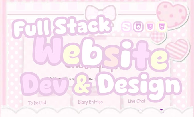 design you a cute and interactive website