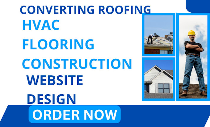 design roofing website hvac flooring construction website