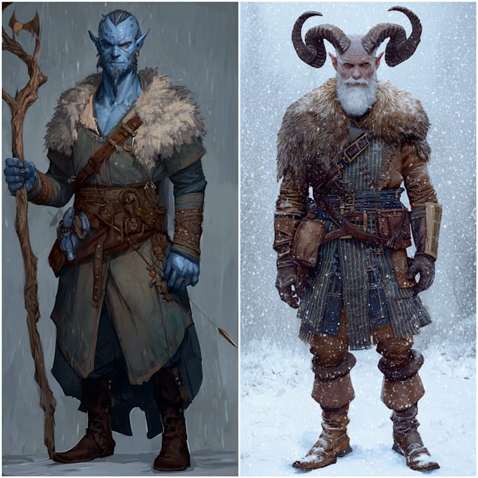 dnd character art and dnd character art