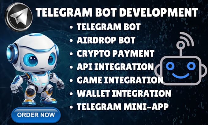 build telegram bot airdrop bot wallet tg miniapp game dapp api tg crypto payment