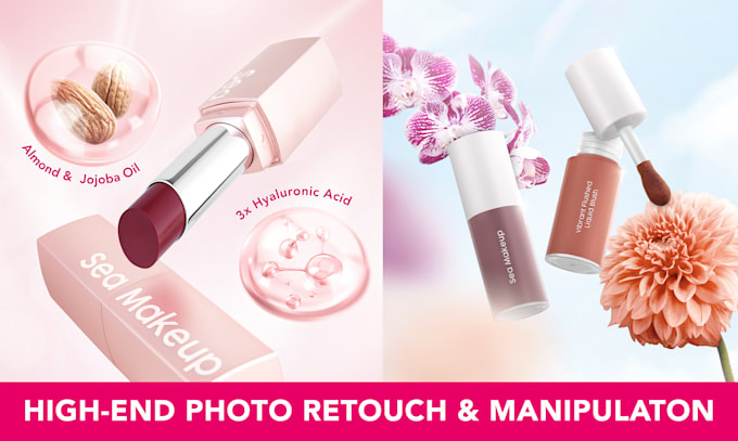do product photo edit for key visual