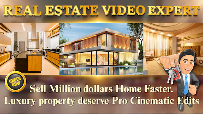 edit real estate promos for agents and brokers to sell fast